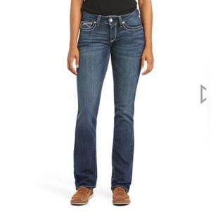 R.E.A.L. Mid Rise Stretch Ivy Stackable Straight Leg Jean